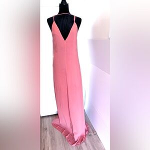 Reformation Angelina Peach Maxi Dress XS